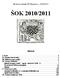 ŠOK 2010/2011. Šachová ročenka ŠO Kunovice 2010/2011 OBSAH