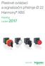 Plastové ovládací a signalizační přístroje Ø 22 Harmony XB5. Katalog Leden 2017
