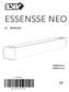 ESSENSSE NEO INSTALACE. VCES2-B-xx, VCES2-C-xx P