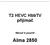 T2 HEVC HbbTV přijímač. Návod k použití. Alma 2850