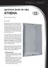 ATHENA. sprchové dveře do niky