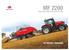 MF , 2250, 2260, 2270, 2270 XD, 2290 OD MASSEY FERGUSON