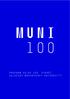 Program oslav 100. výročí založení Masarykovy univerzity