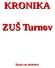 KRONIKA ZUŠ Turnov Školní rok 2018/2019