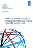 ODBOR PODPORY MSP ZPRÁVA O VÝVOJI MALÉHO A STŘEDNÍHO PODNIKÁNÍ A JEHO PODPOŘE V ROCE 2016