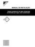 MANUAL DE INSTALAÇÃO. Grupos produtores de água refrigerada arrefecidos por água, sem condensador