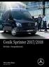 A Daimler Brand. Ceník Sprinter 2017/2018. Hvězda v hospodárnosti.
