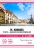 15. KONGRES. Program kongresu. Hotel Clarion Olomouc ČESKÝCH A SLOVENSKÝCH DERMATOVENEROLOGŮ.