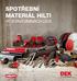 SPOTŘEBNÍ MATERIÁL HILTI VE STAVEBNINÁCH DEK