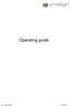 Operating guide 5417 Uniport