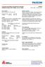 Technická specifikace samolepícího materiálu FASSON Overlam PET 25 Matt / AL170 / HF80. AKU917 Datum vydání: 15 bezen, 2007.