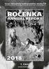 ČR HOLSTEIN CATTLE BREEDERS ASSOCIATION OF THE CZECH REPUBLIC ROČENKA ANNUAL REPORT
