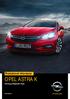 Produktové informace OPEL ASTRA K. Katalog příslušenství Opel.