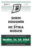 SHKM HODONÍN HC ŠTIKA ROSICE