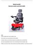 Návod k použití. Elektrický invalidní vozík SELVO i4600s. Je vybaven moderní vysoce technickou elektronikou a speciálními prvky pro pohodlné řízení.