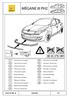 MÉGANE III PH2. Instrucciones de montaje Pokyny pro montáz TUR. Montaj talimatlari D. Inbouwhandleiding Monteringsveiledning