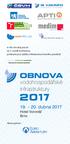 OBNOVA. vodohospodáøské infrastruktury dubna 2017 Hotel Voronìž Brno. vakinfo.cz. IS VAKINFO informaèní systém pro vodovody a kanalizace
