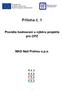 Příloha č. 1. Pravidla hodnocení a výběru projektů pro OPZ. MAS Nad Prahou o.p.s.